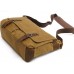 The Explorer Canvas Leather Messenger bag
