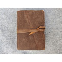 Vintage Leather Journal with Handmade paper