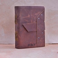 Personalized Engraved Customizable Leather Journal 