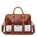  Leather Office Laptop Travel Protect Documents Bag